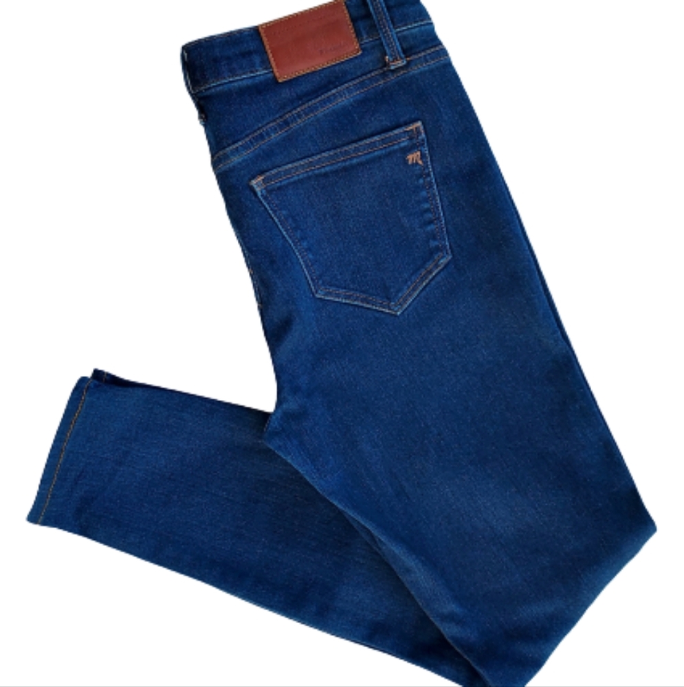Madewell Dark Wash Skinny Ankle Crop Denim Jeans Size 27